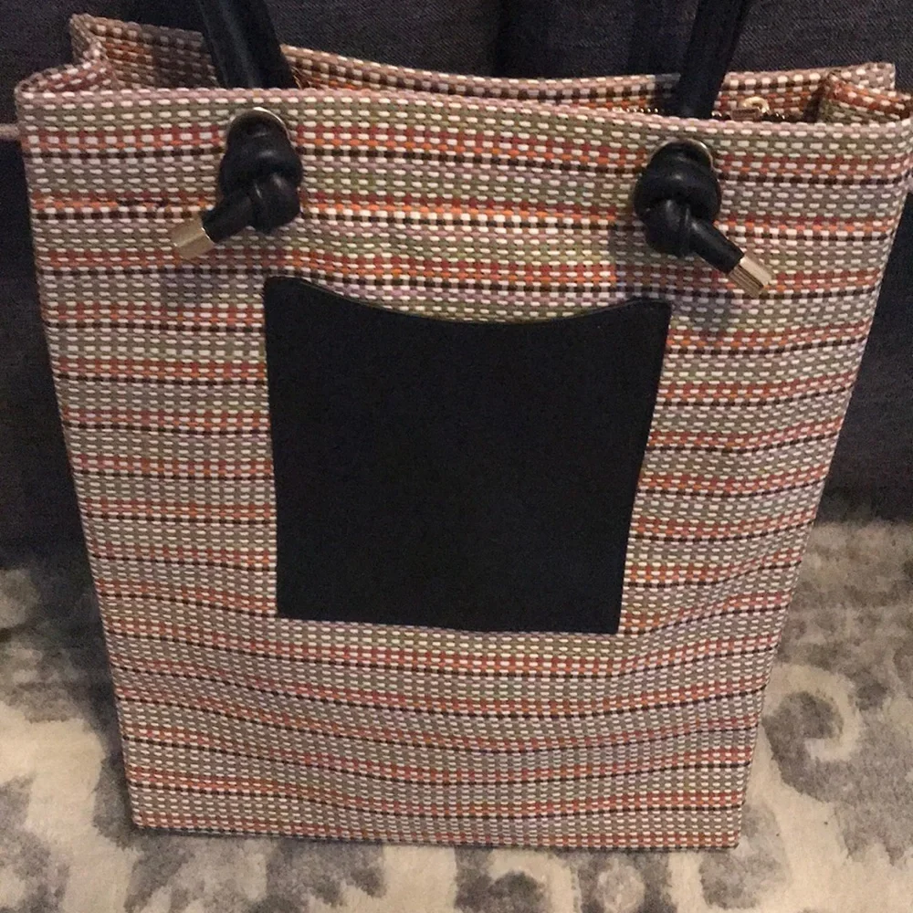 A New Day Multicolor Woven Tote